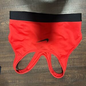 Nike Kids Red and Black Swim Briefs